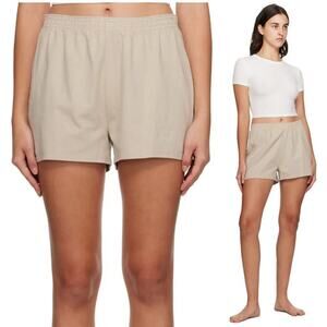 SKIMS Outdoor Drapey Sofi Shorts Pull On Classic Boxer Stone Tan NWT Size 2X